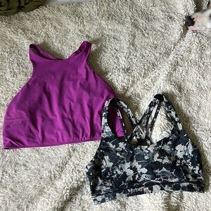 Bundle of 2 Lululemon bras size medium
